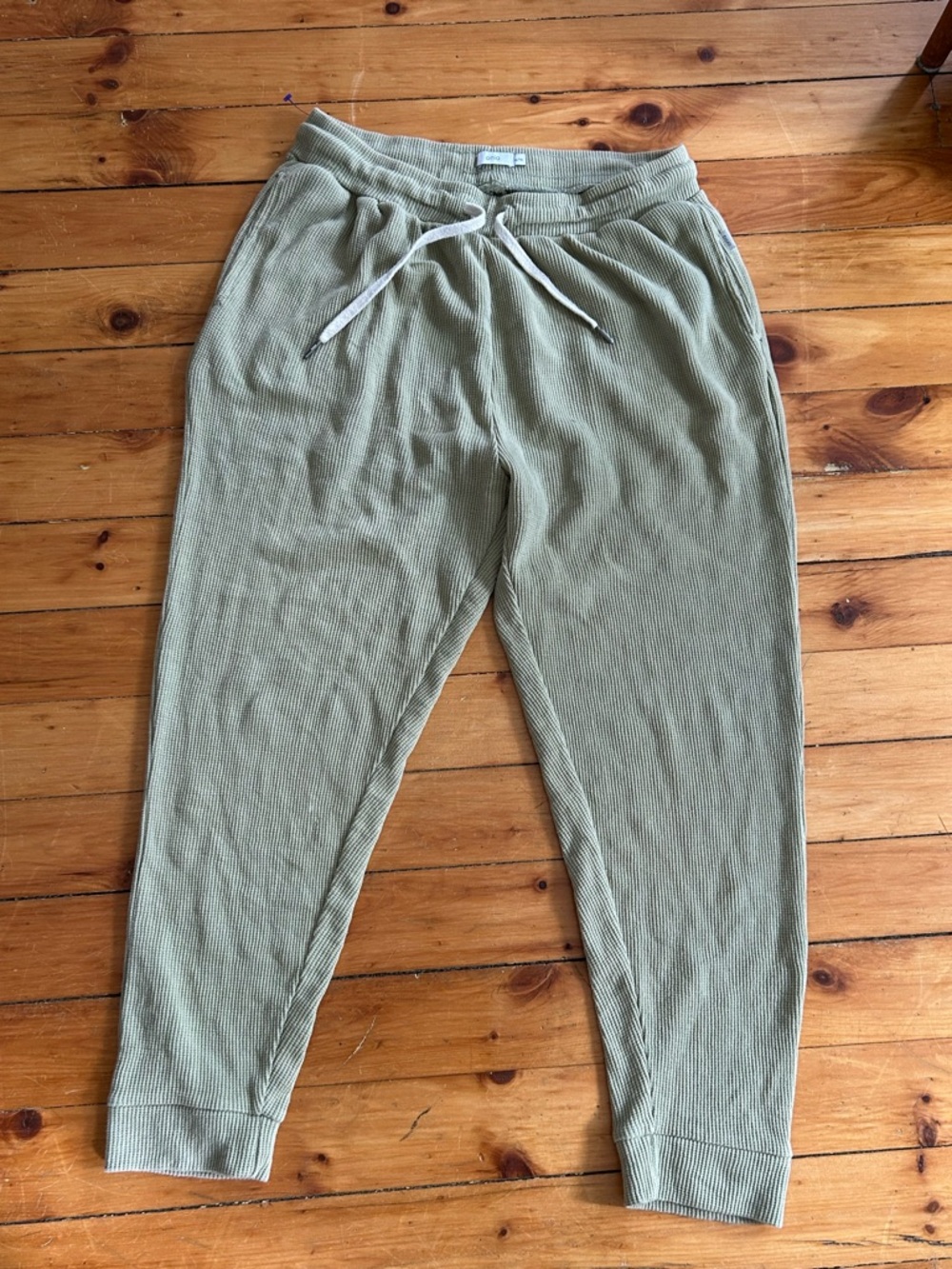 Onia Mick Waffle Jogger in Trail Green xl men’s